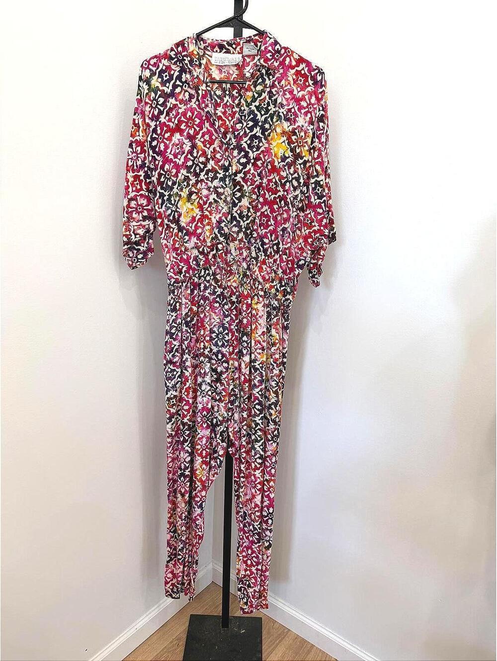 Passports Multicolor Rayon jumpsuit Size L